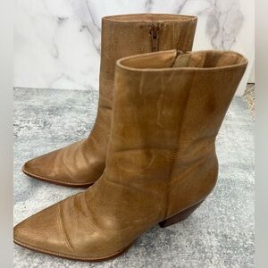 Matisse Caty Brown Leather Ankle Boots EUC